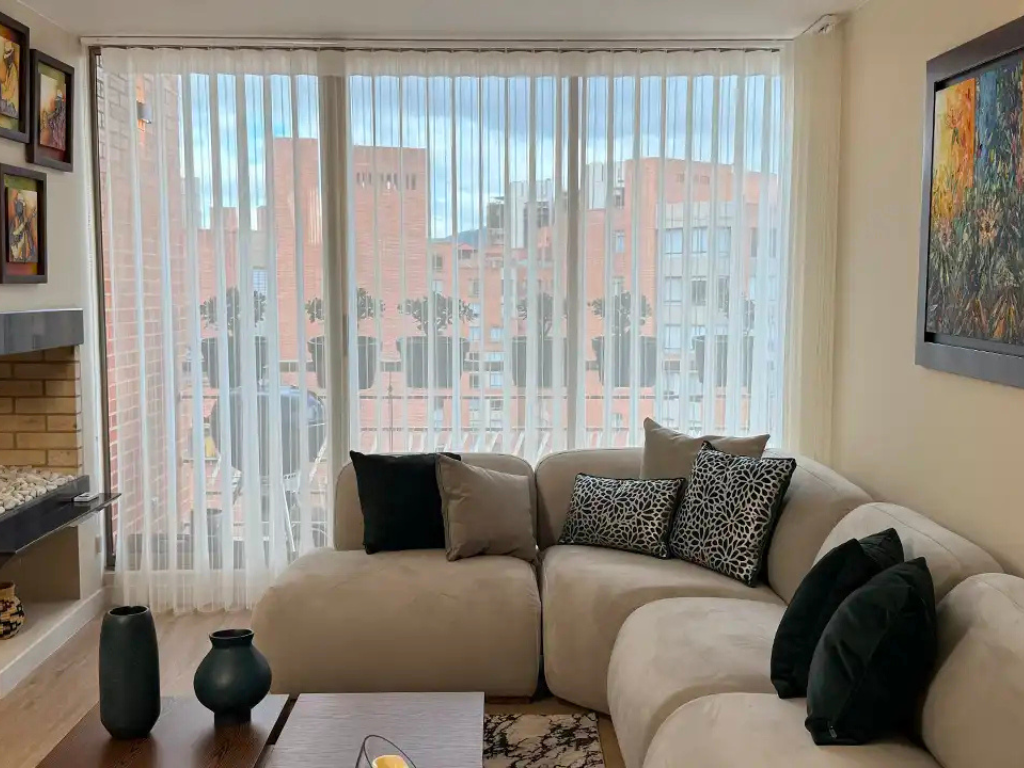 cortinas en velo para sala