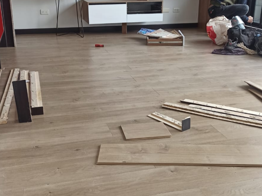 piso laminado tipo madera