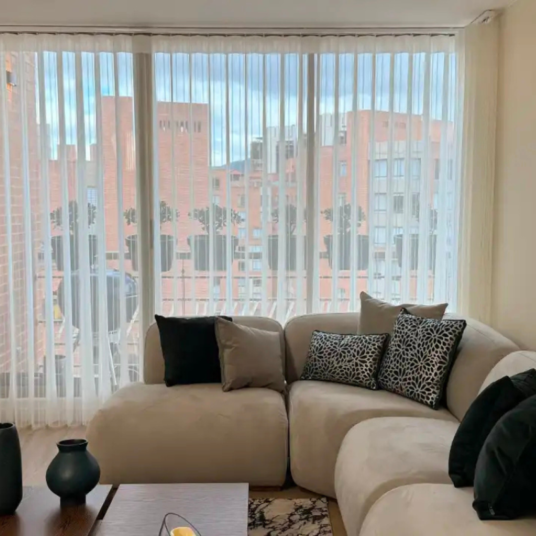 cortinas en velo para sala