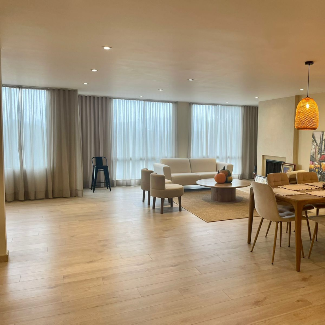 cortina en tela para sala